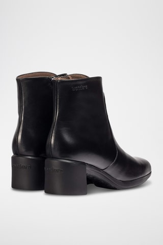 Bottines en cuir - Noir
