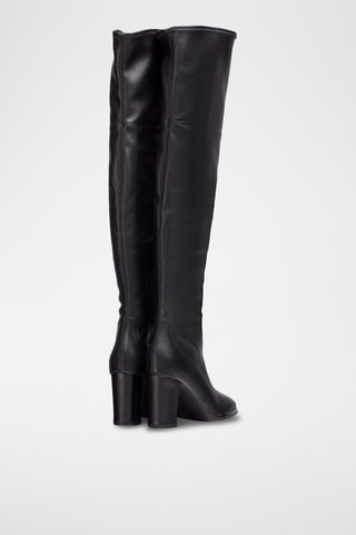 Cuissardes en cuir - Noir