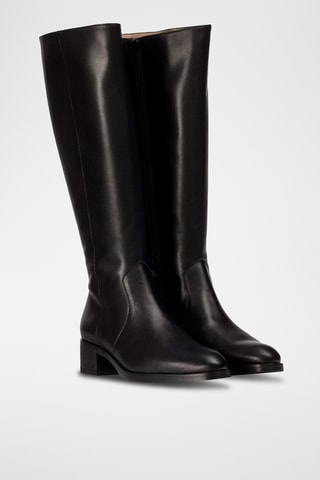 Bottes en cuir - Noir