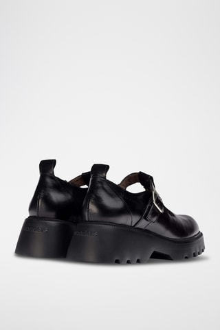 Mary Jane platform in pelle - Nero