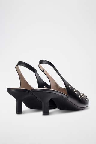 Escarpins en cuir - Noir