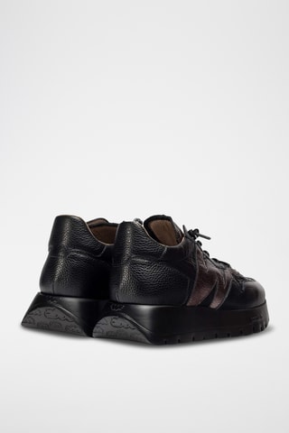 Baskets en cuir - Noir