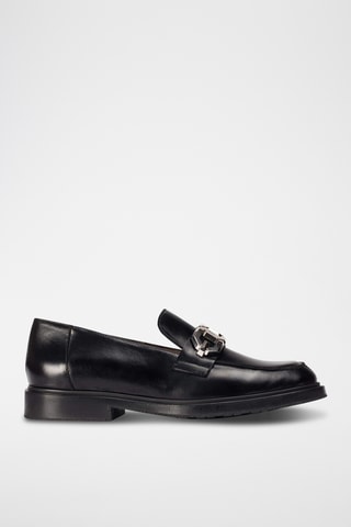 Mocassins en cuir - Noir