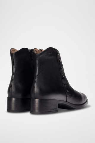 Bottines en cuir - Noir