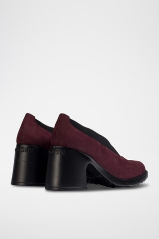 Escarpins en nubuck - Bordeaux