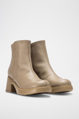 Stivaletti in pelle - Taupe