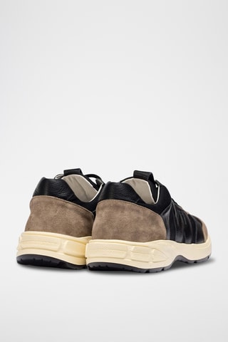 Baskets en cuir - Taupe