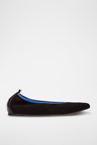 Ballerines en cuir - Noir