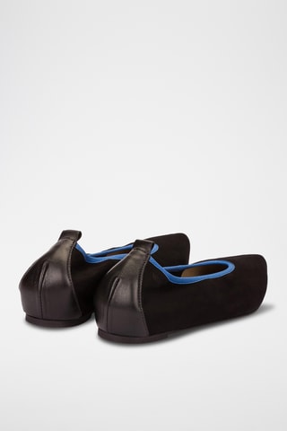 Ballerines en cuir - Noir