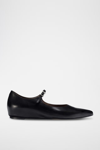Babies en cuir - Noir
