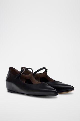 Babies en cuir - Noir
