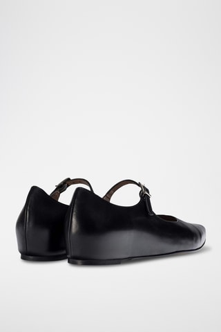 Babies en cuir - Noir