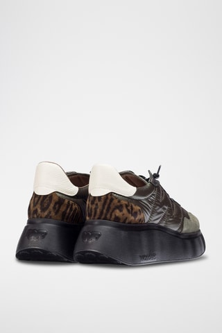 Baskets en cuir - Vert