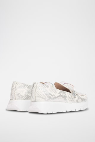 Mocassins en cuir - Blanc