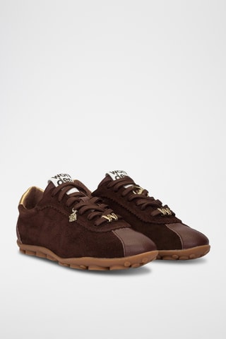 Baskets en cuir - Marron
