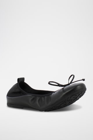 Ballerines en cuir - Noir
