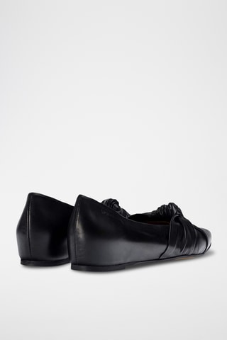 Ballerines en cuir - Noir