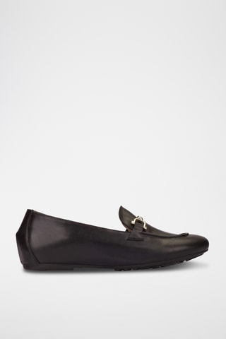 Mocassins en cuir - Noir