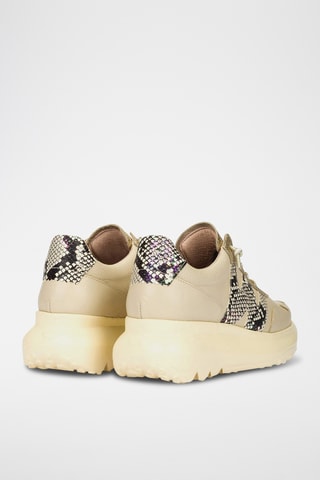 Baskets en cuir - Beige