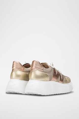 Baskets en cuir - Gris