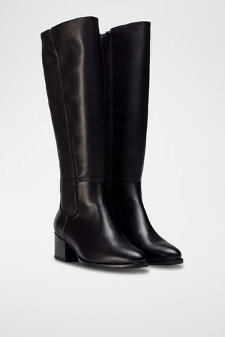 Bottes en cuir - Noir