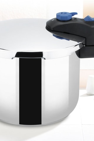 Cocotte-minute rapide en acier inoxydable - 22 cm - 6 l