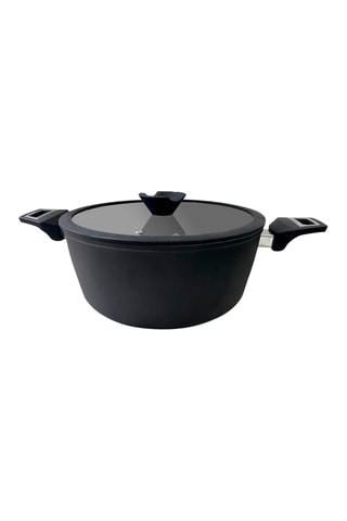 Cocotte avec couvercle en verre - 28 cm