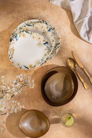 Service de vaisselle en porcelaine - 24 pièces