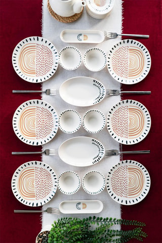 Service à petit déjeuner en porcelaine - 16 pièces