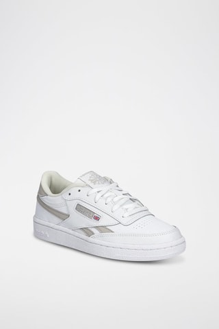 Baskets en cuir Club C Revenge - Blanc