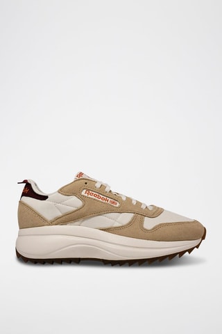 Baskets plateformes en nubuck Classic - Marron