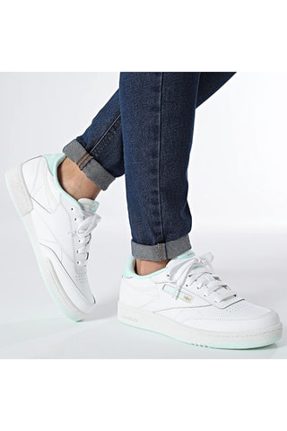 Baskets en cuir Club C - Blanc