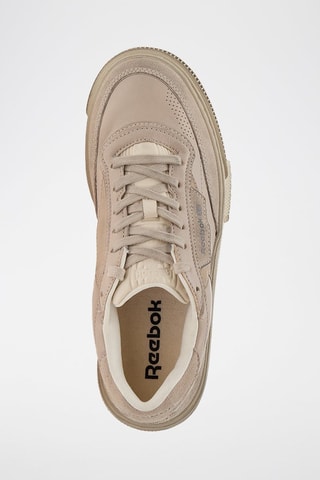 Baskets en cuir Club C Ltd Vintage R - Marron clair - Reebok