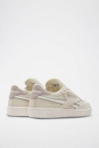 Baskets en cuir Club C - Beige