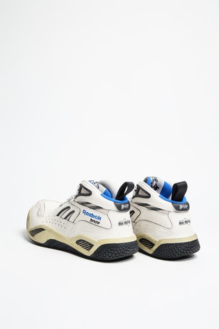 Baskets montantes en cuir de veau Blacktop Vintage - Blanc