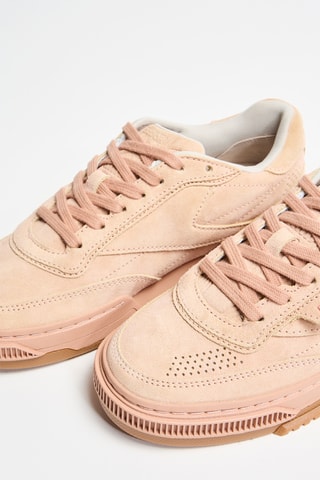 Baskets en nubuck CLUB C LTD Vintage R - Saumon