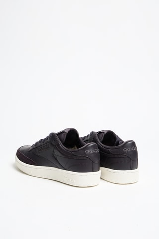 Chaussures de skateboard en cuir Club C - Marron foncé - Reebok
