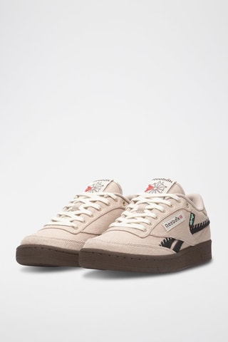Chaussures de tennis en cuir Club c Revenge Vinta - Beige