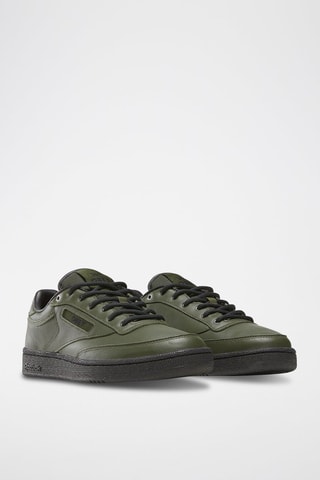 Chaussures de basketball en cuir Club C 85 - Vert