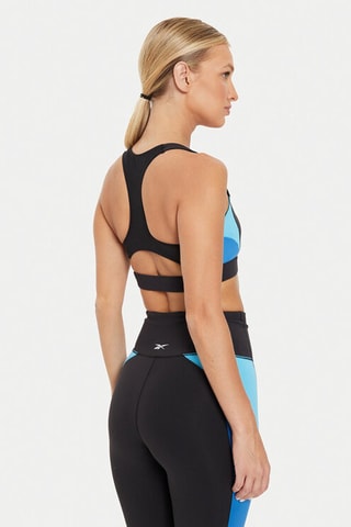 Brassière d’entrainement Lux Racer - Noir et bleu clair