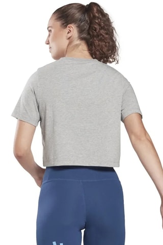 Crop top - Gris chiné