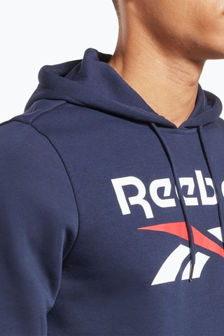 Sweat polaire Identity big logo - Bleu marine