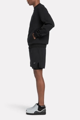 Short de running 2-en-1 - Noir