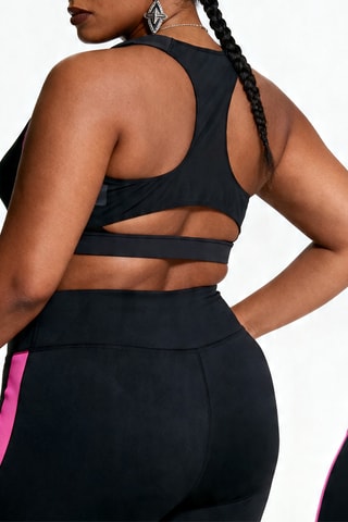 Brassière Lux Colorblock - Noir