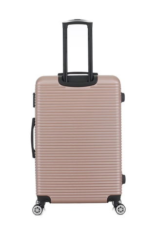Set de 4 valises Milan (XS/S/M/L) - 47/57,5/67/76,5 cm - Rose