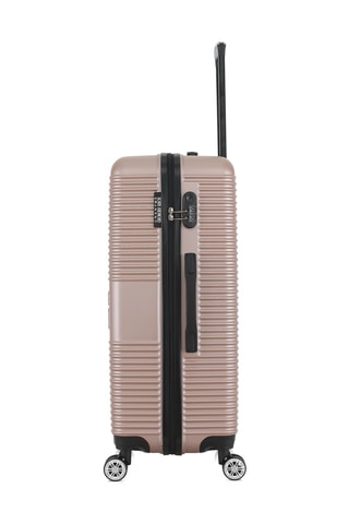 Set de 4 valises Milan (XS/S/M/L) - 47/57,5/67/76,5 cm - Rose