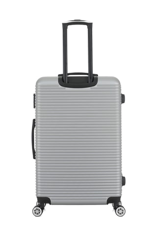 Set de 4 valises Milan (XS/S/M/L) - 47/57,5/67/76,5 cm - Argenté