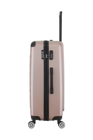 Set de 4 valises Rome (XS/S/M/L) - 47/57,5/67/76,5 cm - Rose