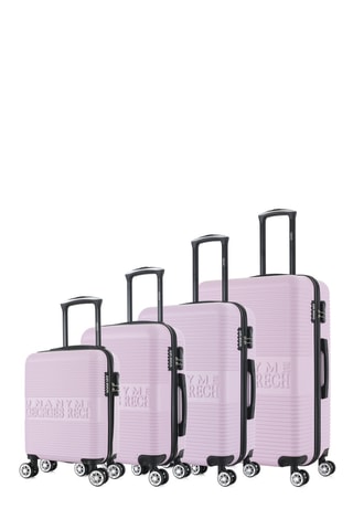 Set de 4 valises Milan (XS/S/M/L) - 47/57,5/67/76,5 cm - Violet