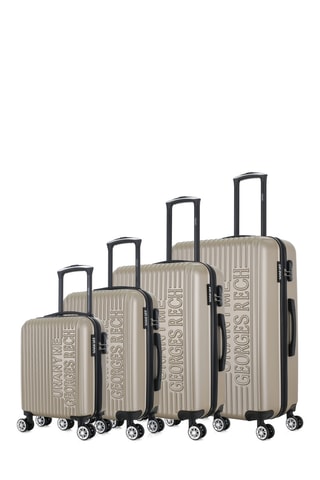 Set de 4 valises Venise (XS/S/M/L) - 47/57,5/67/76,5 cm - Beige